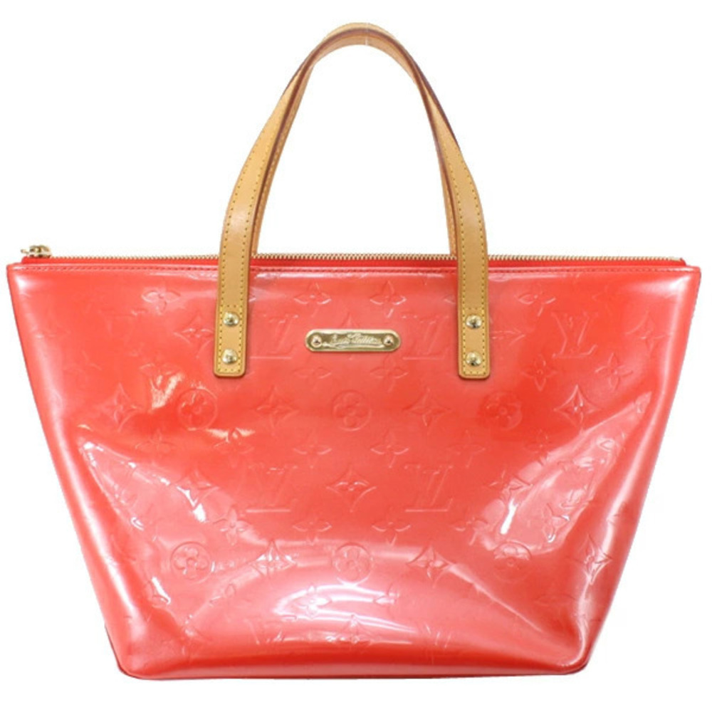 LOUIS VUITTON Bellevue Vernis Orange Handbag